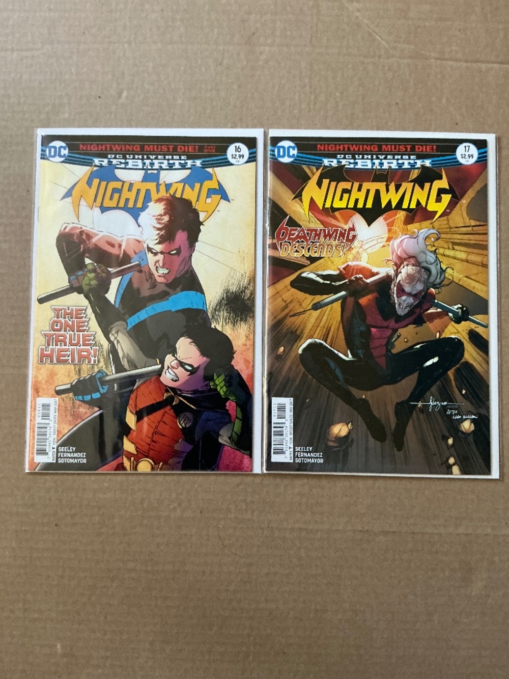 DC Universe Rebirth NightWing Issues 16 & 17 2017